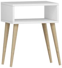 Kavos staliukas Kalune Design Mika, balta sp., 45 cm x 35 cm x 59 cm