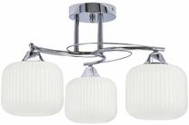 Lampa griesti Candellux Lighting Dopo 33-51745, E27, 3 x 40 W, balta krās. / sudraba krās.