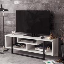 TV galds Kalune Design Asal, balta krās., 119.4 cm x 35.2 cm x 40.2 cm