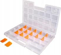 Органайзеры для инструментов Prosperplast KNO30204T, 19.5 см x 29 см x 3.5 см, прозрачный цв./oранжевый цв.