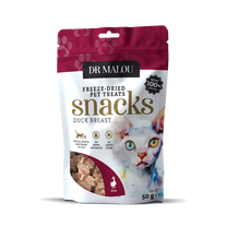 Skanėstas katėms Dr Malou Freeze Dried, antiena, 0.050 kg