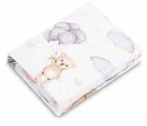 Paklodė Sensillo Teddy, 60 x 120 cm, balta sp./pilka sp.