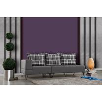 Sofa Hanah Home Roha Sol Köþe 861LKH1301, pilka sp., kairinė, 80 x 200 cm x 85 cm