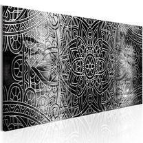 Reprodukcija Artgeist Mandala: Grey Depths N6561-DK150, 150 cm x 50 cm
