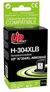 Rašalinio spausdintuvo kasetė Uprint H-304XLB, juoda sp., 20 ml