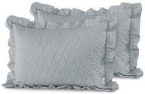 Pagalvės užvalkalas AmeliaHome Tilia, pilka, 70 cm x 50 cm, 2 vnt.