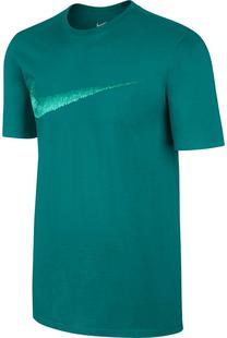 T krekls ar īsām piedurknēm, vīriešiem Nike, zaļa krās., m