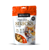 Skanėstas katėms Dr Malou Freeze Dried, lašiša, 0.050 kg