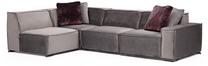 Kampinė sofa Hanah Home Lego Corner 9 7, pilka sp., kairinė, 190 x 300 cm x 76 cm