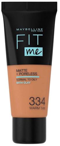 Makiažo pagrindas Maybelline Fit Me!, 334 warm tan, 30 ml