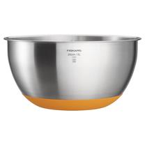 Bļoda Fiskars Functional Form 1084327, 28 cm, sudraba krās./oranža krās., 5 l