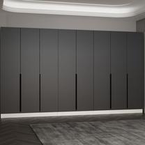 Prieškambario spinta Kalune Design Noah 8273, antracito sp., 35 cm x 360 cm x 210 cm