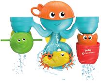 Набор игрушек для купания Clementoni Baby Fun Friends Waterpark, многоцветный