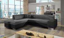 Kampinė sofa Porto Sawana 05, Soft 11, tamsiai pilka sp., kairinė, 217 x 278 cm x 74 cm
