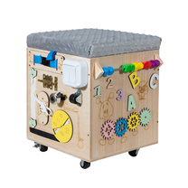 Lavinimo žaislas 4IQ Educational Pouf, 31 cm, įvairių spalvų