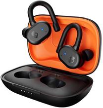 Belaidės ausinės Skullcandy Push Active, juoda sp./oranžinė sp.