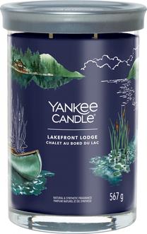 Žvakė, aromatinė Yankee Candle Signature Lakefront Lodge, 60 - 100 h, 567 g, mėlyna sp.