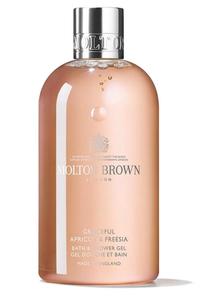 Kūno prausimosi želė Molton Brown Graceful Apricot & Fresia, 300 ml