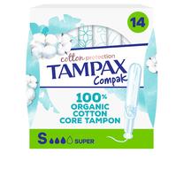 Higieniniai tamponai Tampax 100% Organic Cotton, Super, 14 vnt.