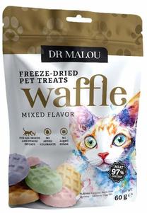 Skanėstas katėms Dr Malou Waffle Mixed Flavor, vištiena, 0.060 kg