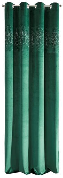 Naktinė užuolaida Sena, žalia sp., 140 cm x 250 cm