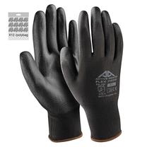 Darba cimdi Active Gear, pieaugušajiem, melna krās., XL, 12 gab.