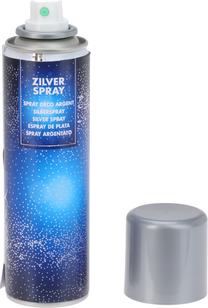 Logu dekorēšanas aerosols APS001200, 18 cm, 0.150 l, sudraba krās.