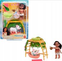 Figūrėlių rinkinys, su priedais Mattel Disney Princess Moana 2 Bathtime Fun, įvairių spalvų