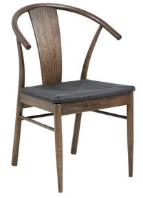 Söögitoa tool, pruun v./hall v., 54 cm x 54 cm x 83 cm