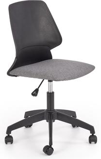 Vaikiška darbo kėdė Gravity, 56 x 47 x 94 cm, juoda/pilka