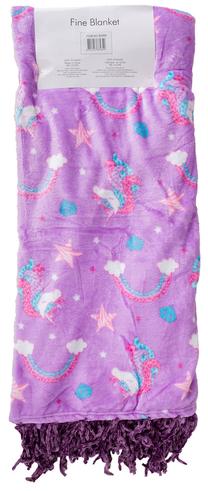 Pledas Home4you Elle Fine, violetinis, 127 cm x 152 cm