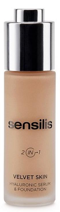 Skystas makiažo pagrindas Sensilis Velvet Skin, 04 noisette, 30 ml