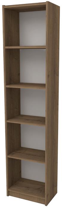 Knygų lentyna Kalune Design Fulya, ruda sp., 180 cm x 28 cm x 40 cm