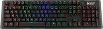 Vadu spēļu tastatūra SilentiumPC SPCgear GK-550 Kailh Brown, EN, melna krās.