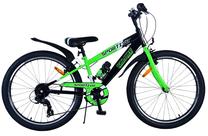 Vaikiškas dviratis, vaikų Volare Sportivo 24116, juoda sp./žalia sp., 27"