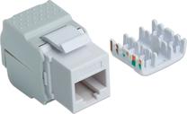 Jungtis Intellinet UTP Self-locking Keystone Cat6 167062, balta sp./juoda sp.