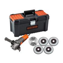 Elektriskā leņķa slīpmašīna Black & Decker BEG220KA5-QS, 900 W