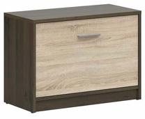 Batų dėžė Nepo Plus, ruda/rusva, 34 cm x 70 cm x 50.5 cm