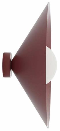 Valgusti seinale Emibig Mono K1M, E14, 1 x 10 W, valge v./punane v. / punane v., 40 x 40 cm