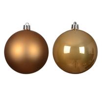 Набор елочных игрушек Decoris Caramel Brown, коричневый цв., полистирол, 6 шт.