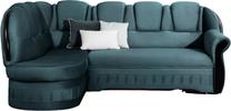 Kampinė sofa Lord Monolith 76, tamsiai žalia sp., kairinė, 180 x 243 cm x 105 cm