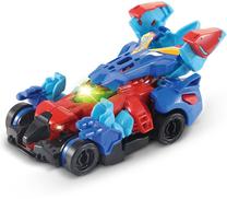 Трансформер динозавр VTech Switch T-Rex 582004, синий цв./красный цв.