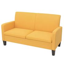 Sofa VLX 2-Seater 244710, geltona sp., 135 x 65 cm x 76 cm