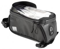 Dviračio krepšys Sahoo Bicycle Bike Bag 122053, polivinilchloridas (pvc)/600d poliesteris, juoda sp.