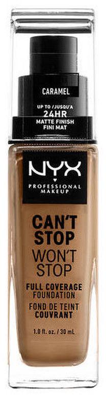 Skystas makiažo pagrindas NYX Professional Makeup Can't Stop Won't Stop, cswsf15 caramel, 30 ml