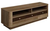 ТВ стол Olmeko 34.16, дубовый цв./коричневый цв., 143.8 см x 40.2 см x 46.4 см