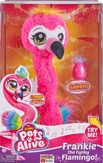 Interaktīva rotaļlieta Zuru Pets Alive Pet Alive Frankie The Funky Flamingo