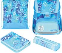 Mokyklinė kuprinė Herlitz Schulranzen Loop Plus Lucky Horse, mėlyna sp., 37 cm x 31 cm x 22 cm