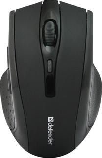 Bezvadu datora pele Defender Accura MM-665, melna krās.