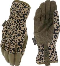Darbo pirštinės Mechanix Wear Ethel Garden Leopard Tan, ruda sp./juoda sp., S, 2 vnt.